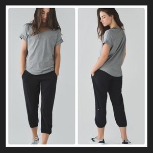 Lululemon Om Pant (2nd Release) high waisted cropped lightweight